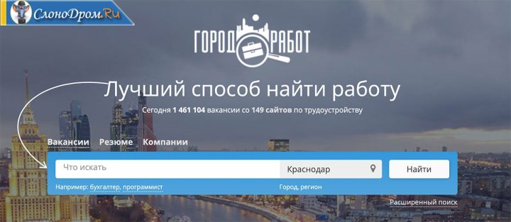 Сайты вакансий для поиска работы 