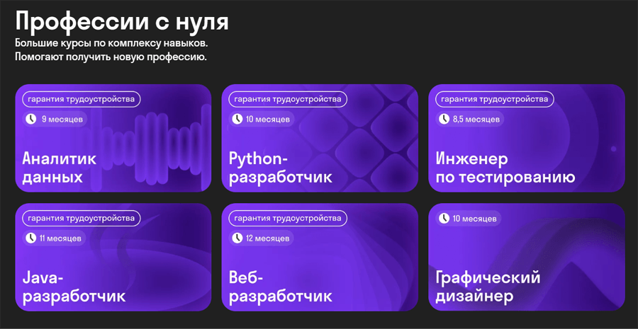 Профессии с нуля в SkyPro