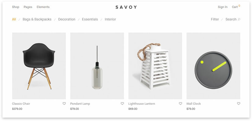 savoy wp theme