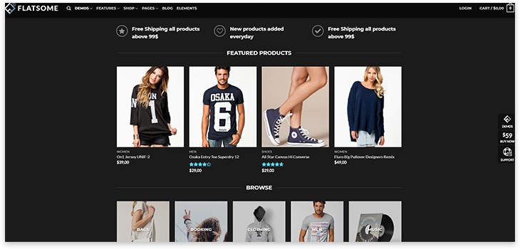 shop theme wordpress